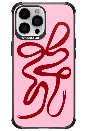 Burgundy Bow - Apple iPhone 13 Pro Max