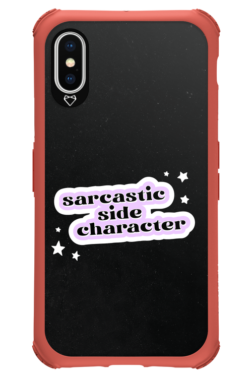 Sarcastic Black - Apple iPhone XS