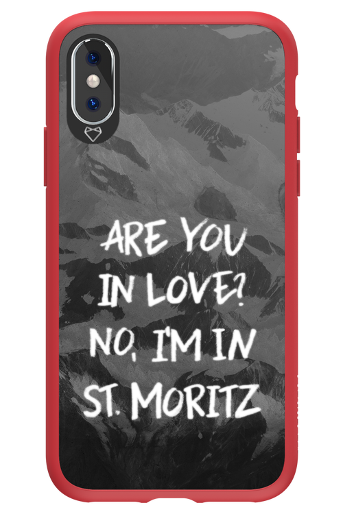 I'm in St. Moritz - Apple iPhone X