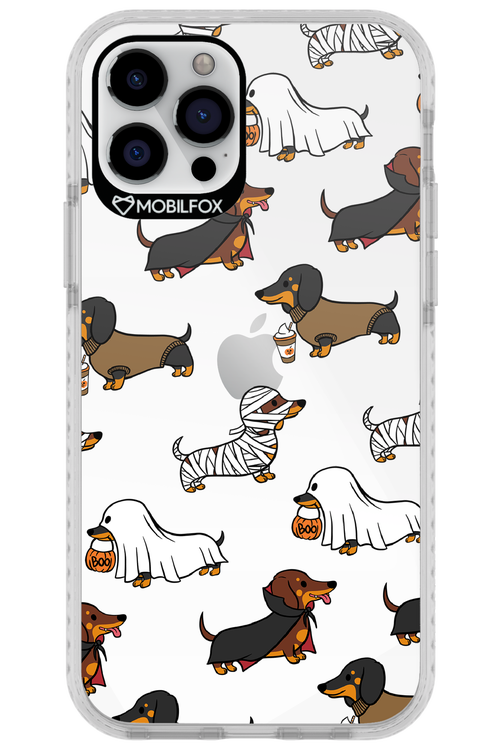 Scary Dachshund (Transparent) - Apple iPhone 12 Pro