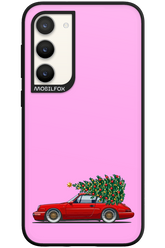 XMAS Car Pink - Samsung Galaxy S23 Plus