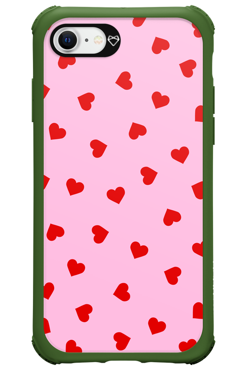 Sprinkle Heart Pink - Apple iPhone 8