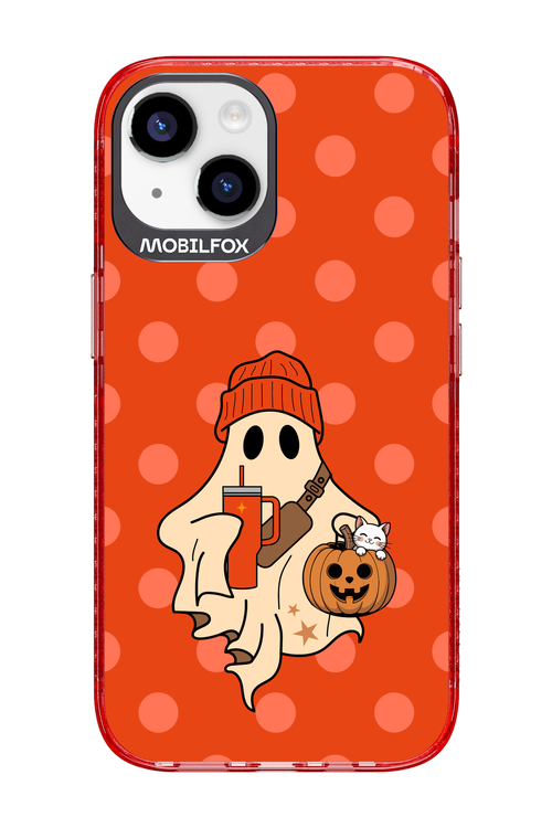 Ghost Girl (Orange) - Apple iPhone 14