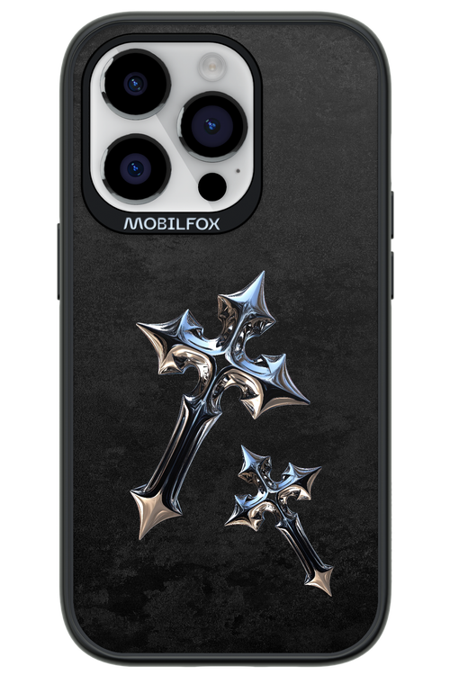 Chrome Crosses 2.0 - Apple iPhone 14 Pro