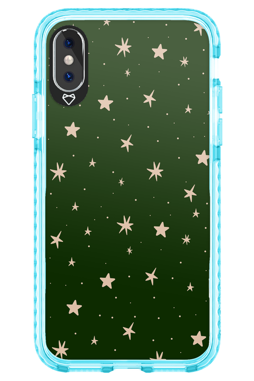 Forest Green Stars - Apple iPhone X
