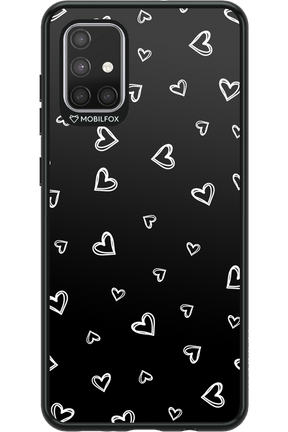 Monochrome Hearts 2.0 - Samsung Galaxy A71