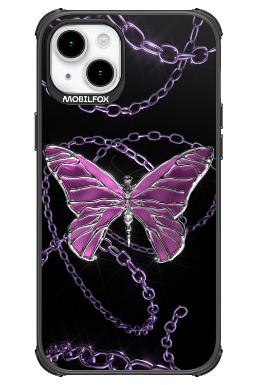 Butterfly Necklace - Apple iPhone 15 Plus