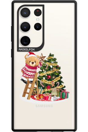 Christmas Bear (Transparent) - Samsung Galaxy S23 Ultra