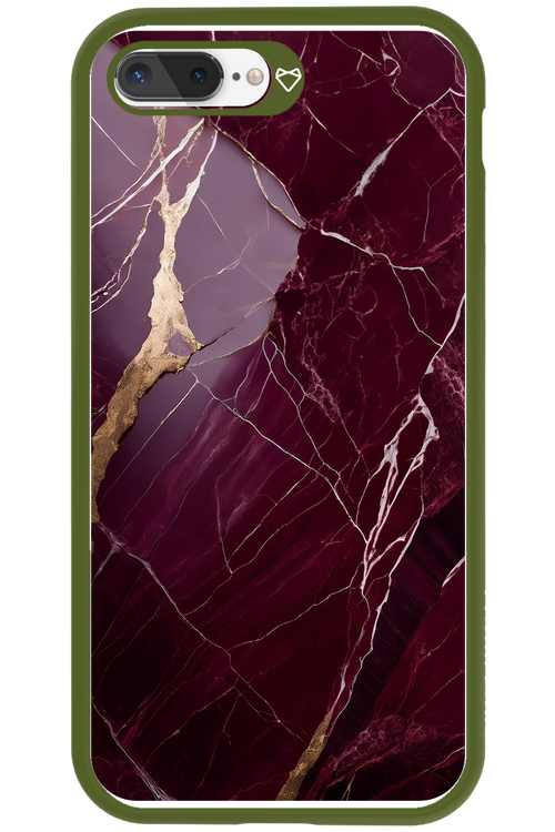 Burgundy Marble - Apple iPhone 8 Plus