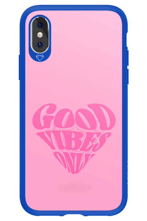 Good Vibes Heart - Apple iPhone XS