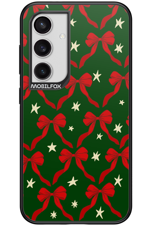 Bow & Stars (Green) - Samsung Galaxy S24