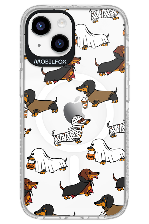 Scary Dachshund (Transparent) - Apple iPhone 14