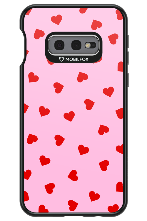 Sprinkle Heart Pink - Samsung Galaxy S10e
