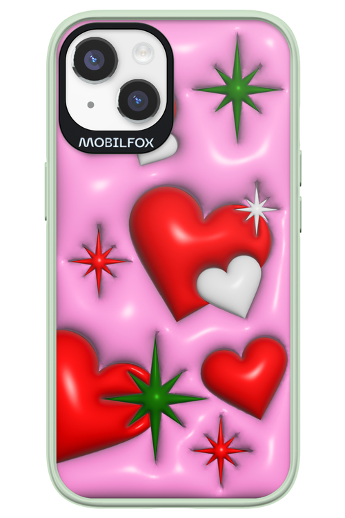 Holiday Hearts - Apple iPhone 14