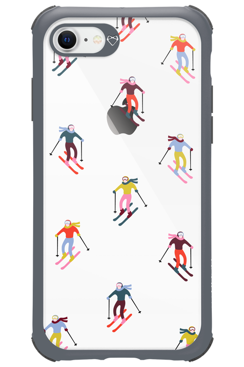 Snow Motion (Transparent) - Apple iPhone 8