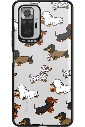 Scary Dachshund (Transparent) - Xiaomi Redmi Note 10S