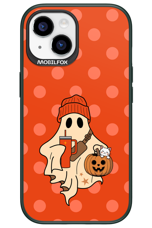 Ghost Girl (Orange) - Apple iPhone 15