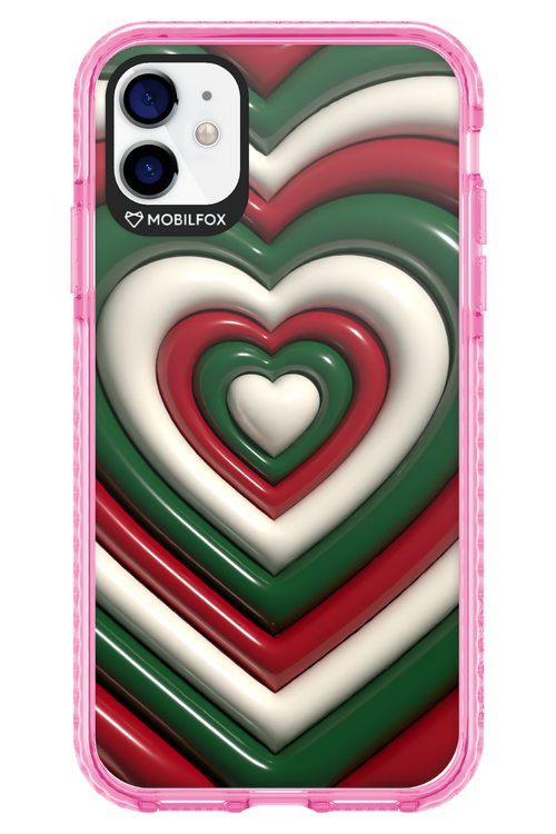 XMAS Hearts - Apple iPhone 11