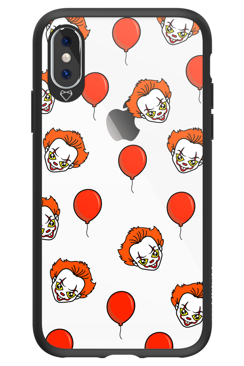 Mystery Clown (Transparent) - Apple iPhone XS