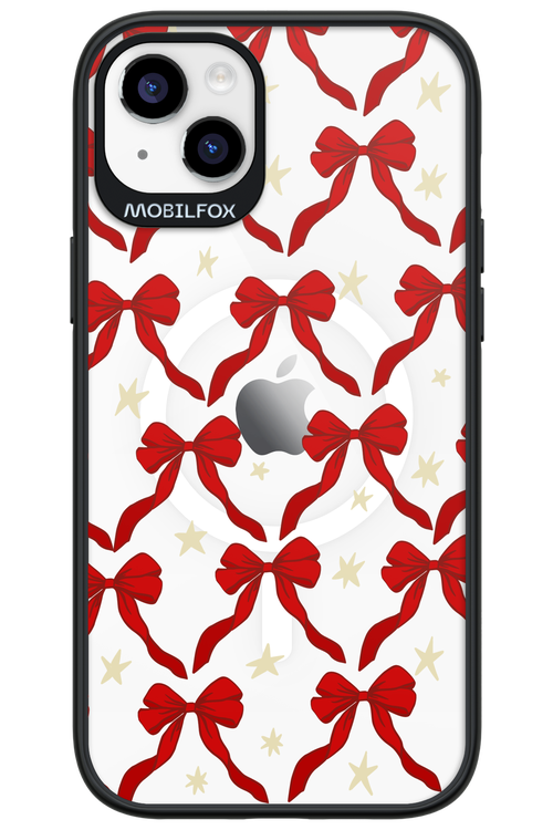 Bow & Stars (Transparent) - Apple iPhone 14 Plus