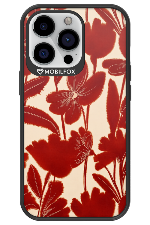 Burgundy Flowers 2.0 - Apple iPhone 13 Pro