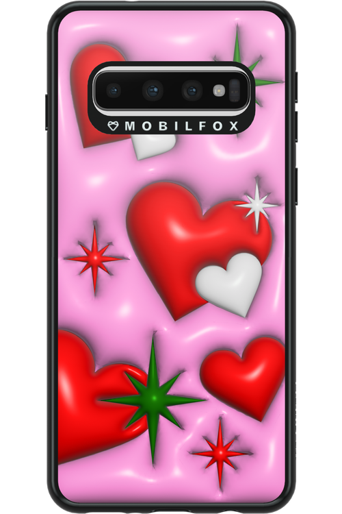 Holiday Hearts - Samsung Galaxy S10