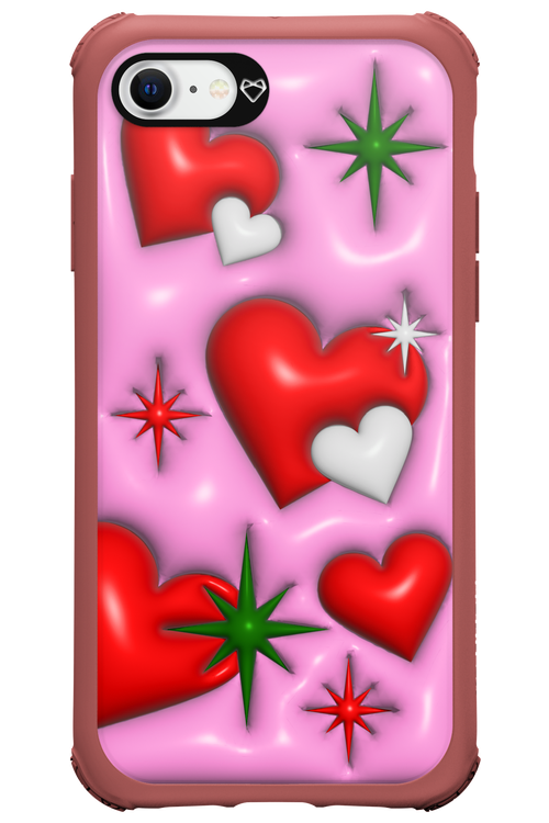 Holiday Hearts - Apple iPhone SE 2020
