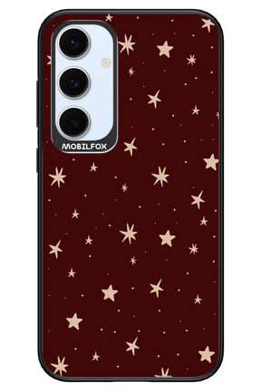 Burgundy Stars - Samsung S24 FE