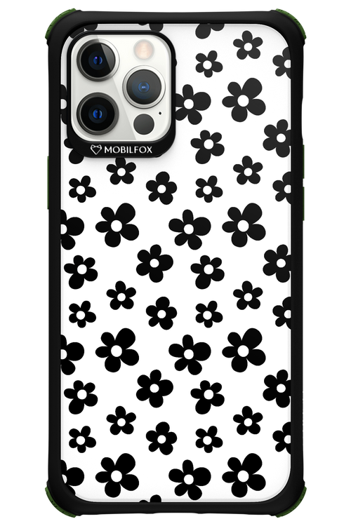 Monochrome Flowers  - Apple iPhone 12 Pro Max