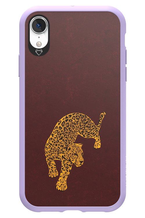 Burgundy Leopard - Apple iPhone XR