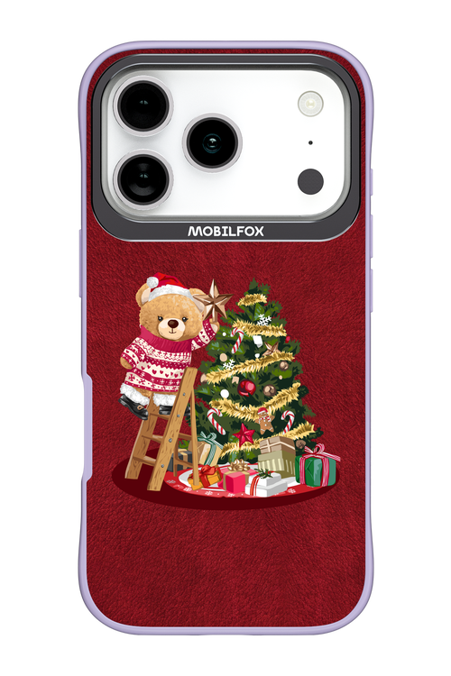 Christmas Bear (Burgundy) - Apple iPhone 17 Pro