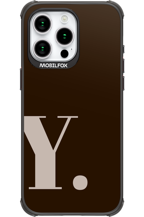 Y (Mokka Foam) - Apple iPhone 15 Pro Max