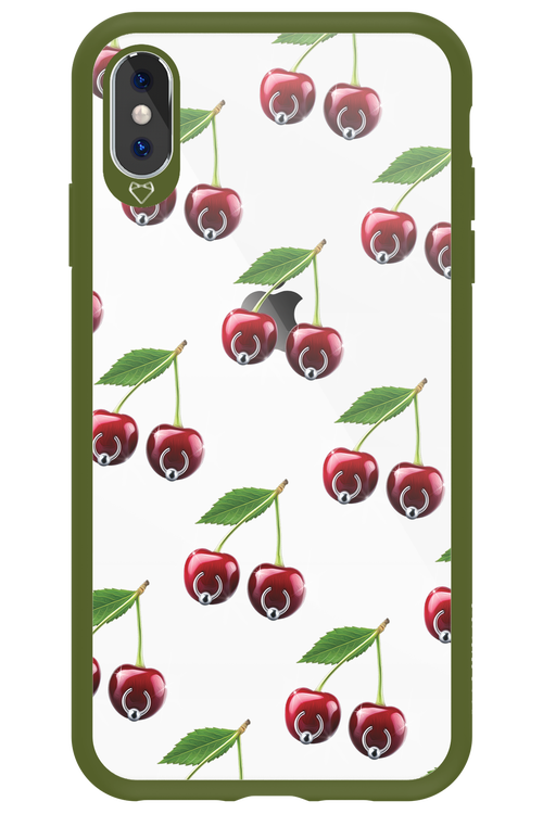 Spicy Cherries Transparent - Apple iPhone XS Max