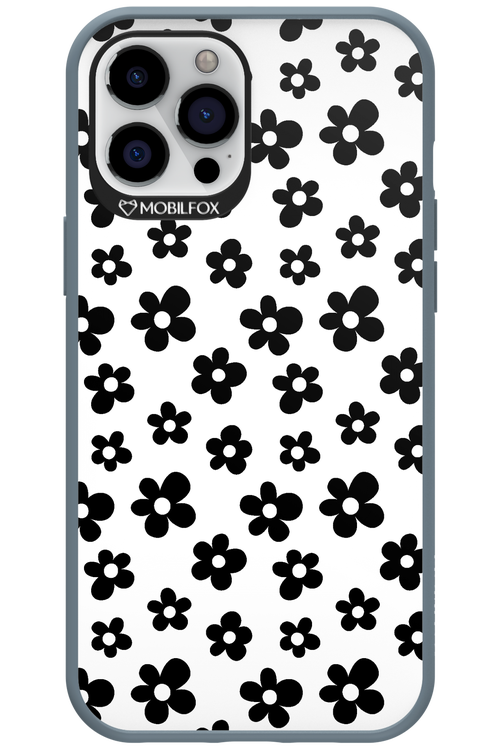 Monochrome Flowers  - Apple iPhone 12 Pro Max