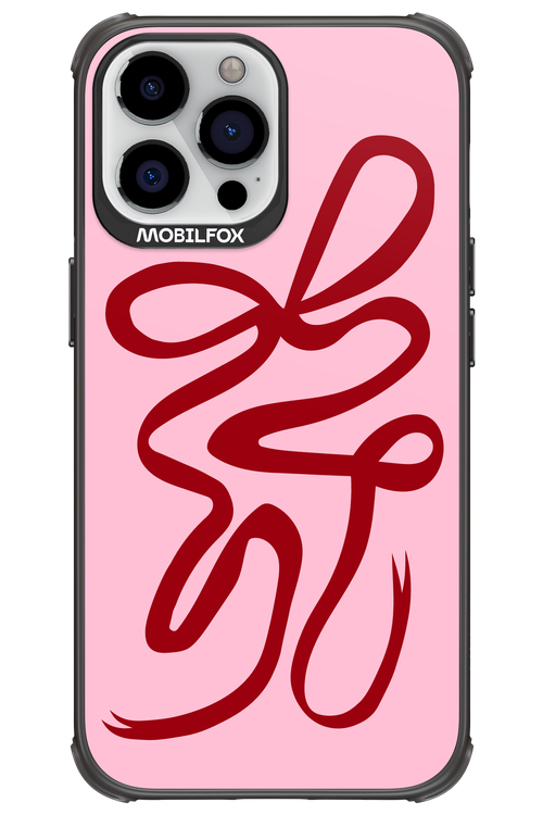 Burgundy Bow - Apple iPhone 13 Pro Max
