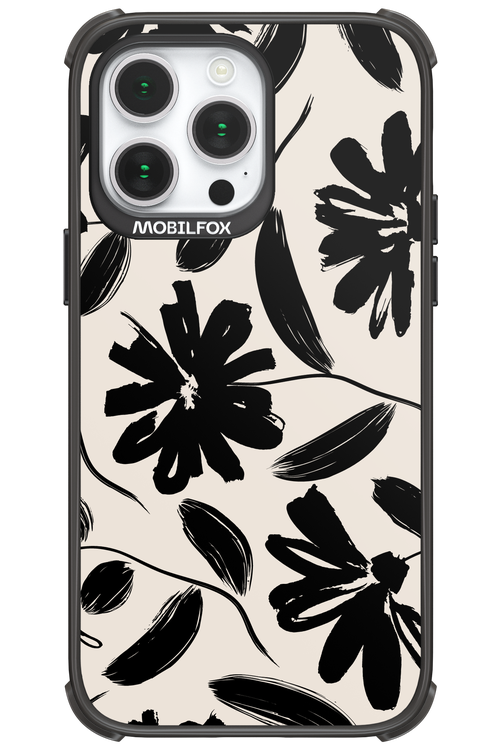 Monochrome Flowerss - Apple iPhone 14 Pro Max