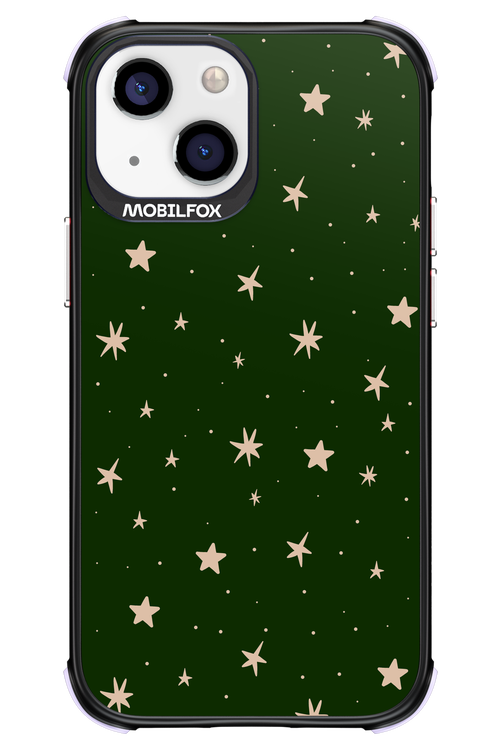 Forest Green Stars - Apple iPhone 13 Mini
