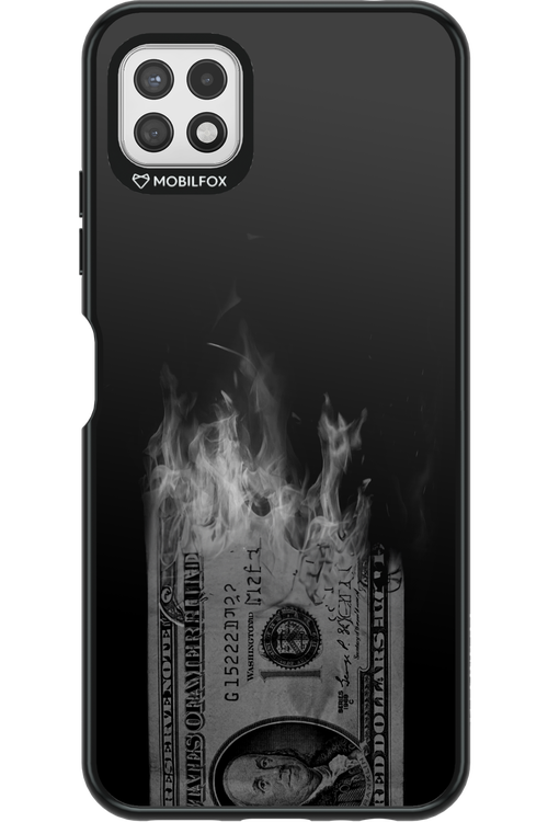 Money Burn B&W - Samsung Galaxy A22 5G