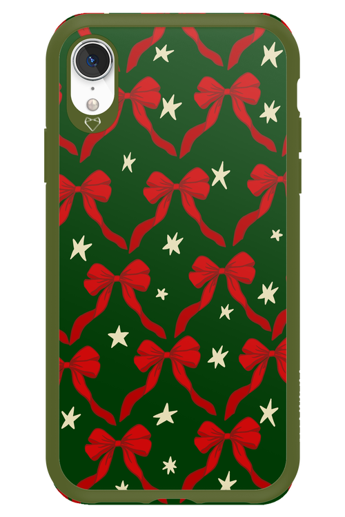 Bow & Stars (Green) - Apple iPhone XR