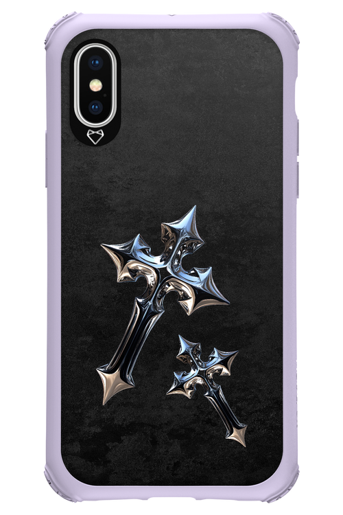 Chrome Crosses 2.0 - Apple iPhone X