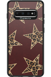 Wild Stars Burgundy - Samsung Galaxy S10+