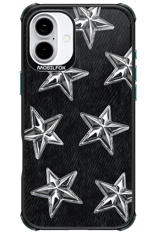 Chrome Stars - Apple iPhone 16 Plus