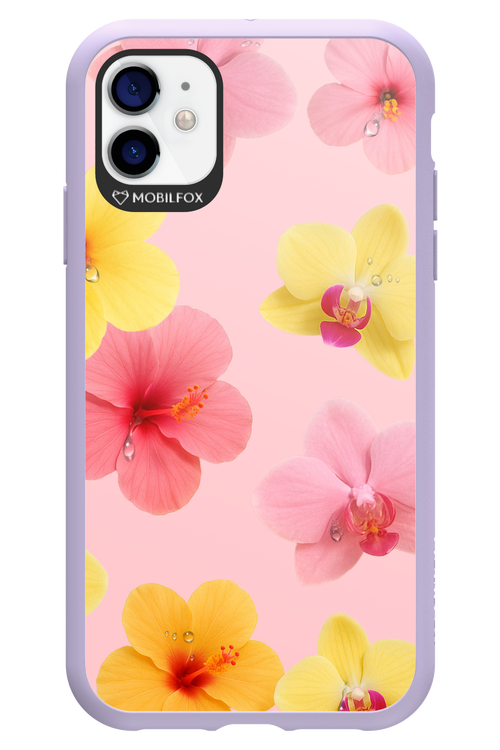 Sunset Flowers - Apple iPhone 11
