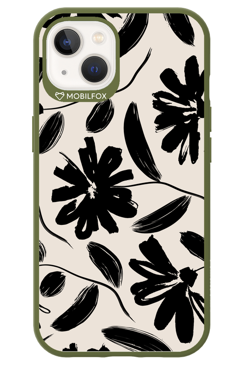 Monochrome Flowerss 2.0 - Apple iPhone 13