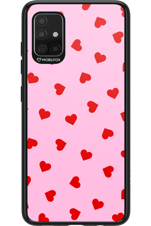 Sprinkle Heart Pink - Samsung Galaxy A51
