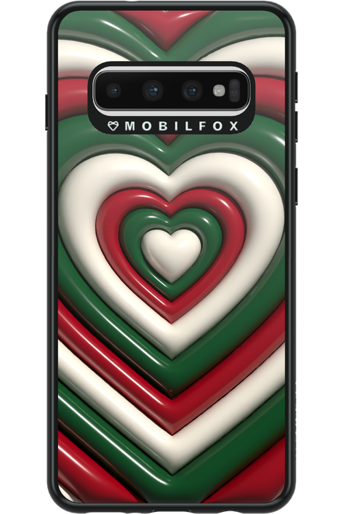 XMAS Hearts - Samsung Galaxy S10