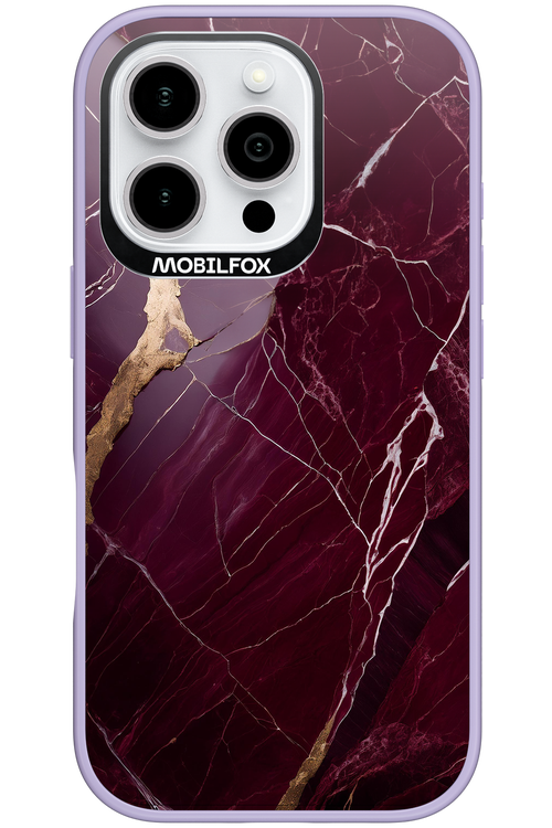 Burgundy Marble - Apple iPhone 16 Pro
