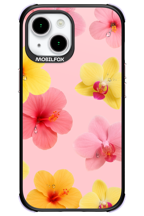 Sunset Flowers - Apple iPhone 15