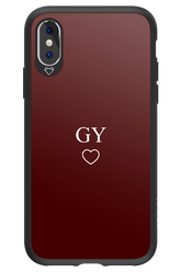 GY Burgundia 2.0 - Apple iPhone XS