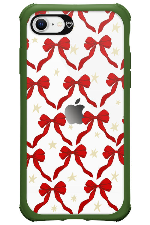 Bow & Stars (Transparent) - Apple iPhone SE 2020